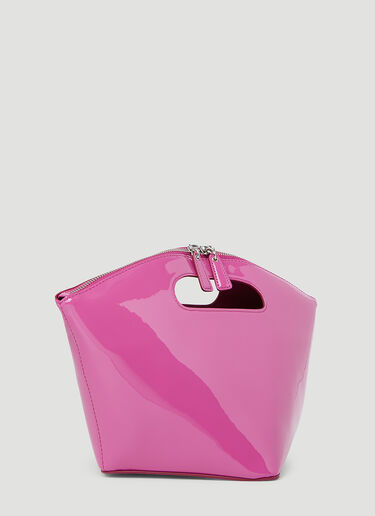 BY FAR Rubik Patent Tote Bag Pink byf0253016