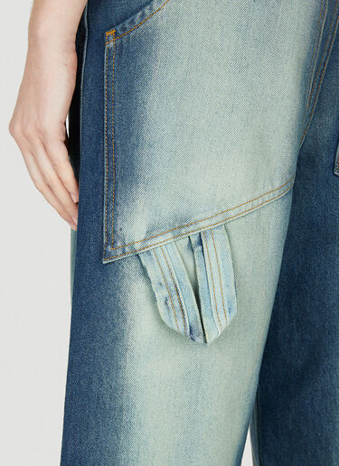 Eckhaus Latta Baggy Jeans Blue eck0351004