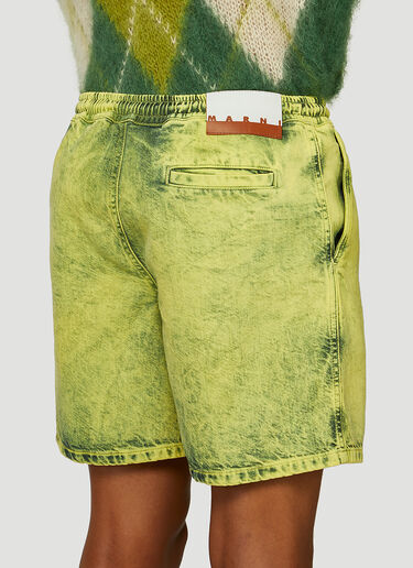 Marni Denim Shorts Green mni0147013
