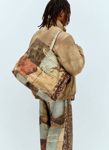 Acne Studios 徽标单肩托特包 棕色 acn0156023