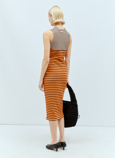 Reward If Found Cardi Striped Dress Orange rif0256003