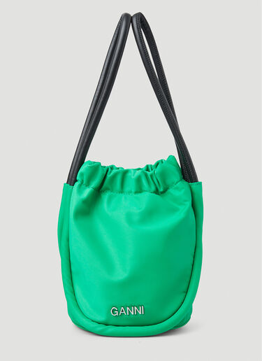 GANNI Knot Mini Handbag Green gan0251065