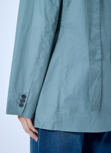 LN-CC® - Acne Studios: Suit Jacket with Scarf - Green Acne Studios Suit Jacket with Scarf Green acn0264035