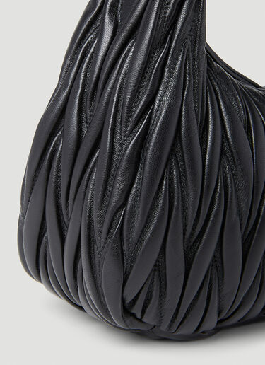 Wander Hobo Bag Miu Miu Wander Hobo Bag Black miu0254054