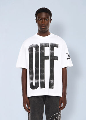 Off-White Big Off Diagonal Skate Logo T-Shirt White ofw0162022