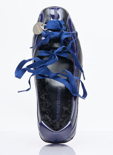 Kiko Kostadinov Lella 混合平底鞋  黑色 kko0258020