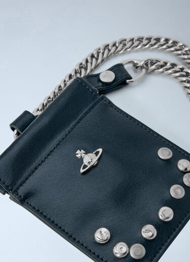 LN-CC® - Vivienne Westwood: Coin Pouch With Chain - Black Vivienne Westwood Coin Pouch With Chain Black vvw0365002