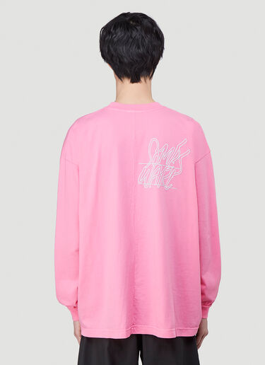 Someware Paintings Long Sleeve T-Shirt Pink smw0140008