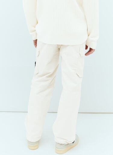 Stone Island Twill Cargo Pants Cream sto0154068