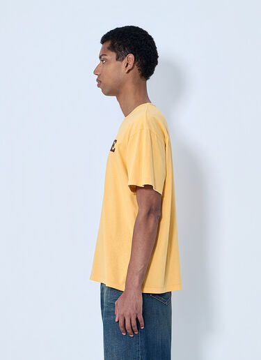 MM6 Maison Margiela Graphic Logo T-Shirt Orange mmm0164002