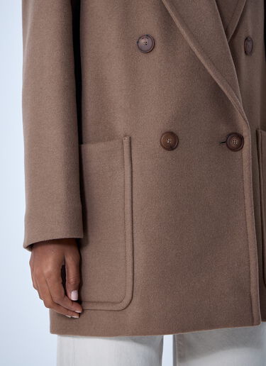 Deletta Short Coat Max Mara Deletta Short Coat Brown max0261019