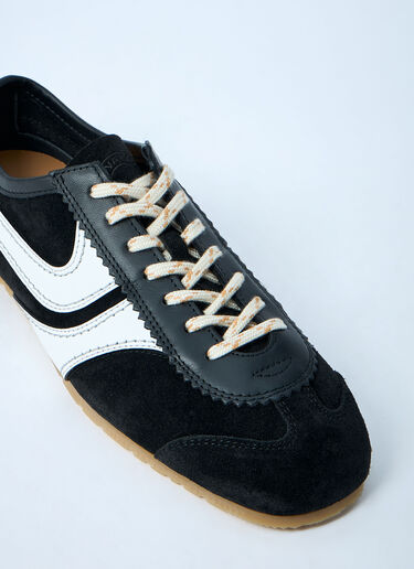 Dries Van Noten Suede Low-Top Sneakers Black dvn0260024