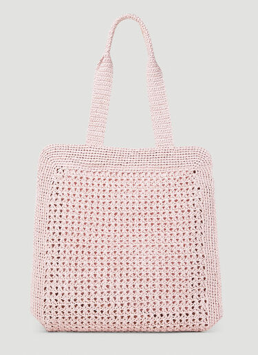 Miu Miu Beach Tote Bag White miu0252078
