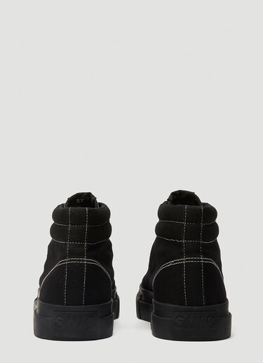 S.W.C Varden Canvas High-Top Sneakers Black swc0144006