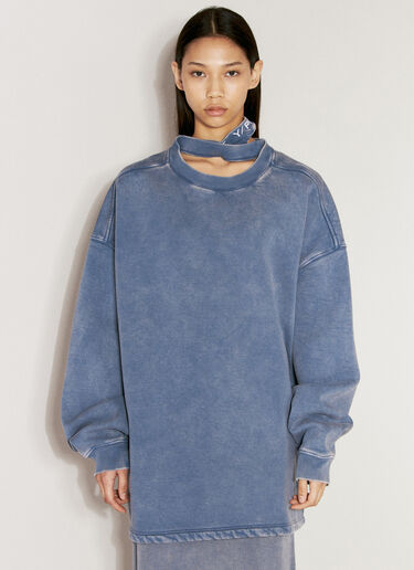 Y/Project Triple Collar Sweatshirt Blue ypr0255021