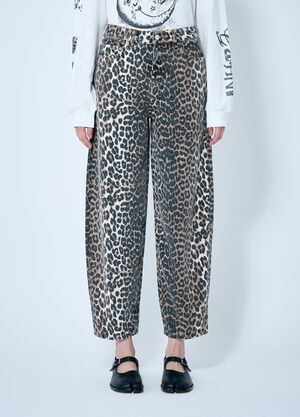 Prada Leopard Stary Jeans Red pra0258011