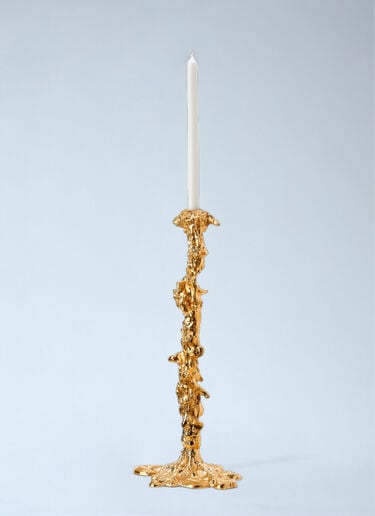 Textured Metal Candlestick POLSPOTTEN Textured Metal Candlestick Gold wps0692214