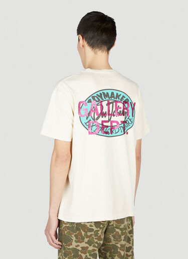 Gallery Dept. Dead Batteries T-Shirt White gdp0150026