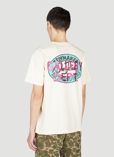 Gallery Dept. Dead Batteries T-Shirt White gdp0150026