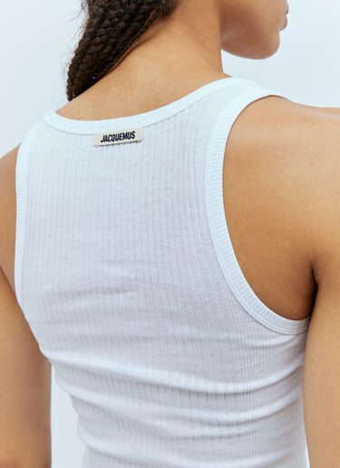 Jacquemus Le Body Caraco Bodysuit White jac0254038