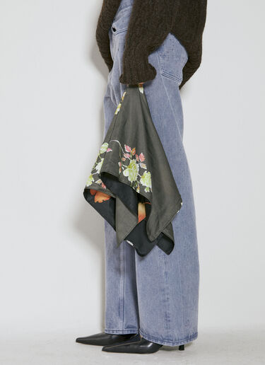 Flower Bandana Our Legacy Flower Bandana Black our0354006