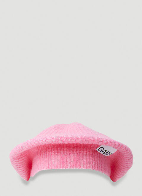 Comme des Garçons PARFUMS Logo Patch Beret Transparent cdp0350006