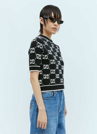 Gucci GG ウールブークレジャカードトップス ブラック guc0255026