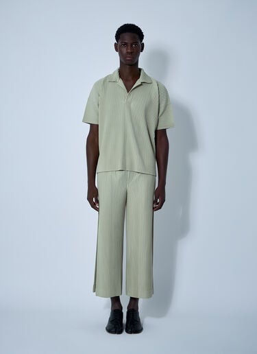 Homme Plissé Issey Miyake Pleated Pants Green hmp0161011