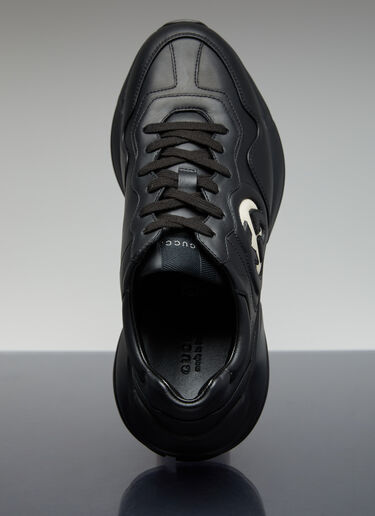 Gucci 互扣字母 G Rython 运动鞋 黑色 guc0254034