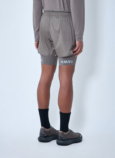 Satisfy Layered Performance Shorts Brown sat0162006