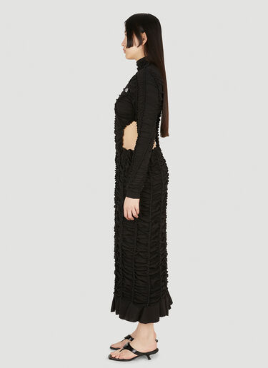Ester Manas Covering Ruffled Dress Black est0248002