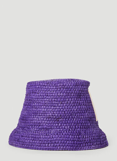 Jacquemus Le Bob Ficiu Bucket Hat Purple jac0251120