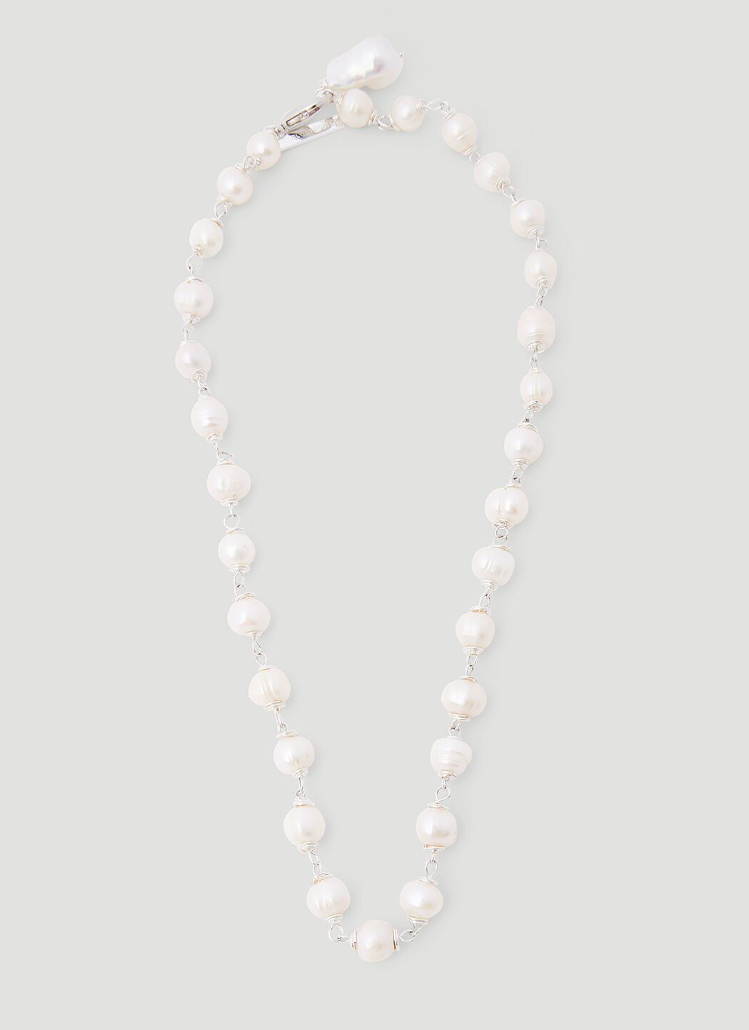 Pearl Octopuss.y Vampire Pearl Chain Necklace Silver prl0355002