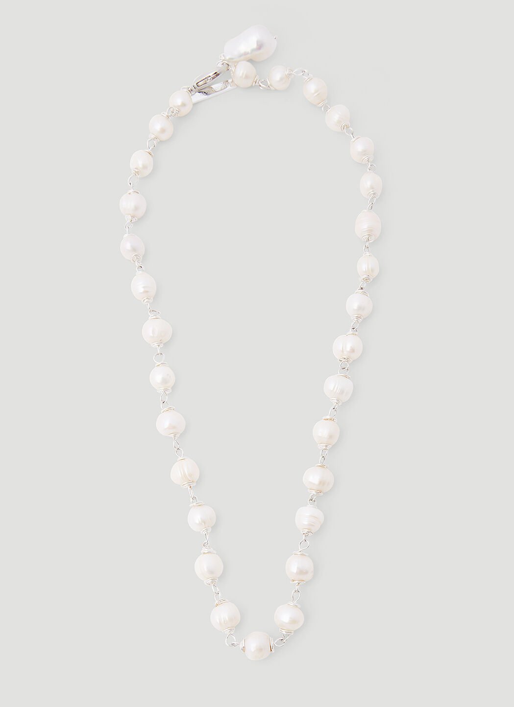 Pearl Octopuss.y Vampire Pearl Chain Necklace White prl0355005