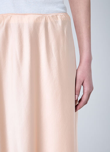 The Row Silk Irene Skirt Orange row0260016