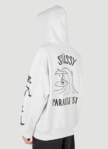 Stüssy Paradise Lost Hooded Sweatshirt Light Grey sts0152047