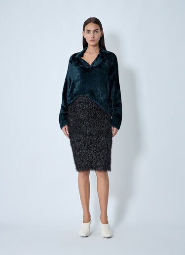 Textured Midi Skirt Lacoste Textured Midi Skirt Black lac0262002