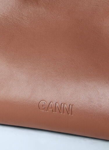 LN-CC® - GANNI: Bou Small Handbag - Brown GANNI Bou Small Handbag Brown gan0266026