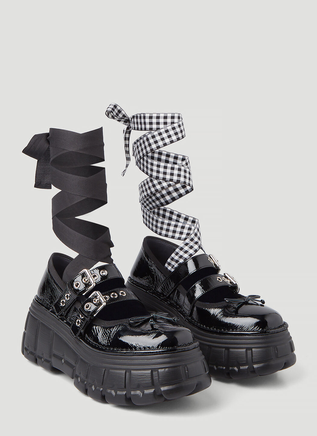 Platform top ballet shoes