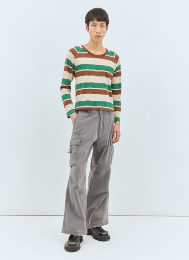ERL Striped Long-Sleeve T-Shirt Multicolour erl0158010
