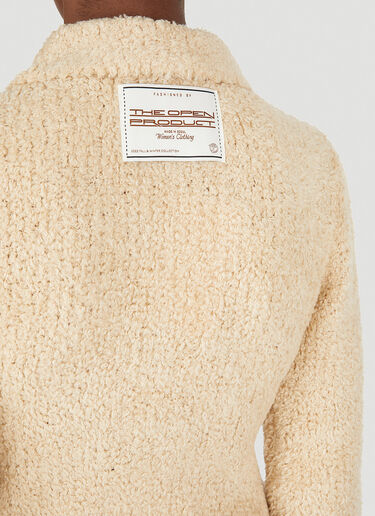 TheOpen Product Teddy Zipped Cardigan Beige top0249008