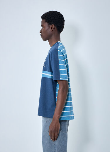Fred Perry x Craig Green Striped Crewneck T-shirt Blue fry0164005