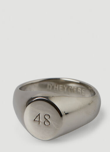D'heygere Signet Ring Silver hey0348002