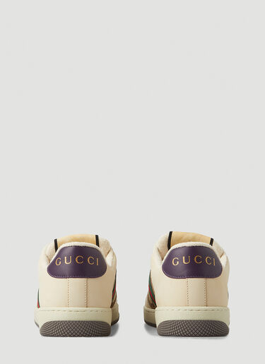 Gucci Screener Logo Sneakers Brown guc0247155