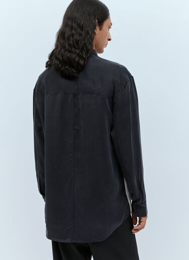 Song for the Mute Oversized Colour Block Shirt Black sfm0154005