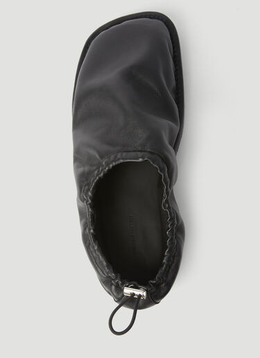 Dries Van Noten Drawstring Slipper Shoes Black dvn0156033