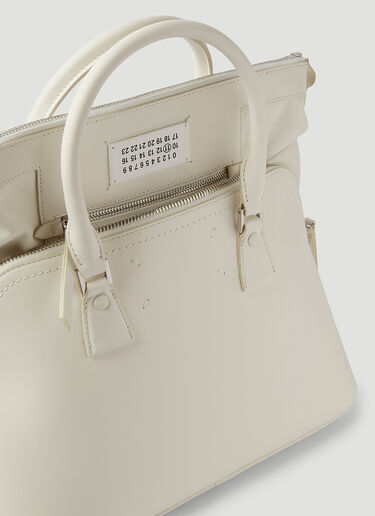 Maison Margiela 5AC Medium Handbag White mla0245018