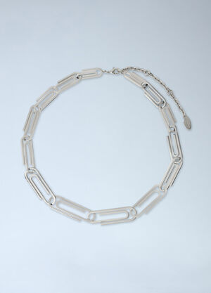 Off-White Paperclip Chain Necklace Grey ofw0164449