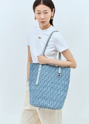 Marc Jacobs Denim Logo Tote Bag Beige mcj0257017