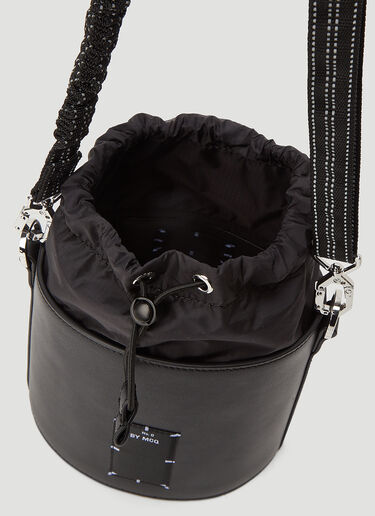 MCQ Icon Zero Leather Bucket Bag Black mkq0245035